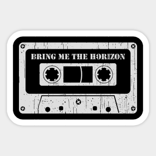 Bring Me The Horizon - Vintage Cassette White Sticker